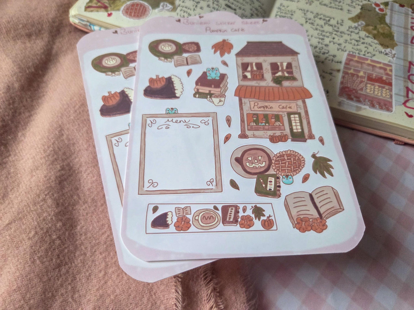 Pumpkin Café Sticker Sheet