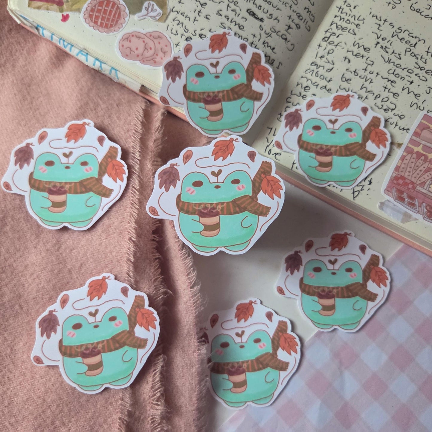 Coffee Frog Sticker