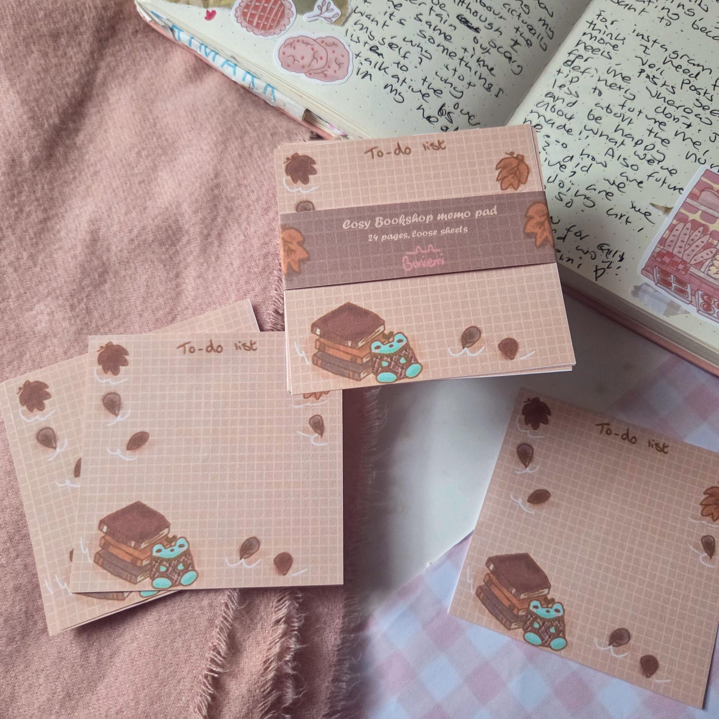 Cozy Bookshop - Loose memo sheets