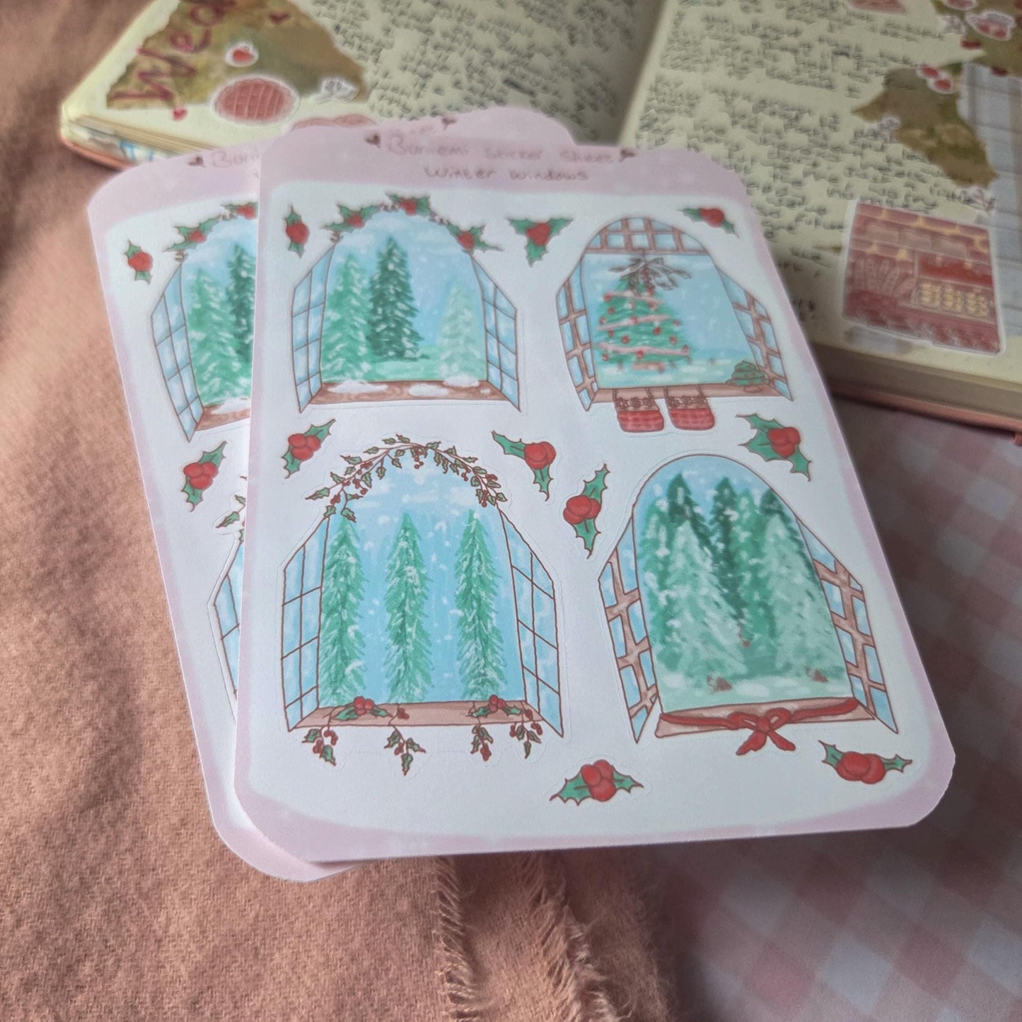 Winter Windows Sticker Sheet