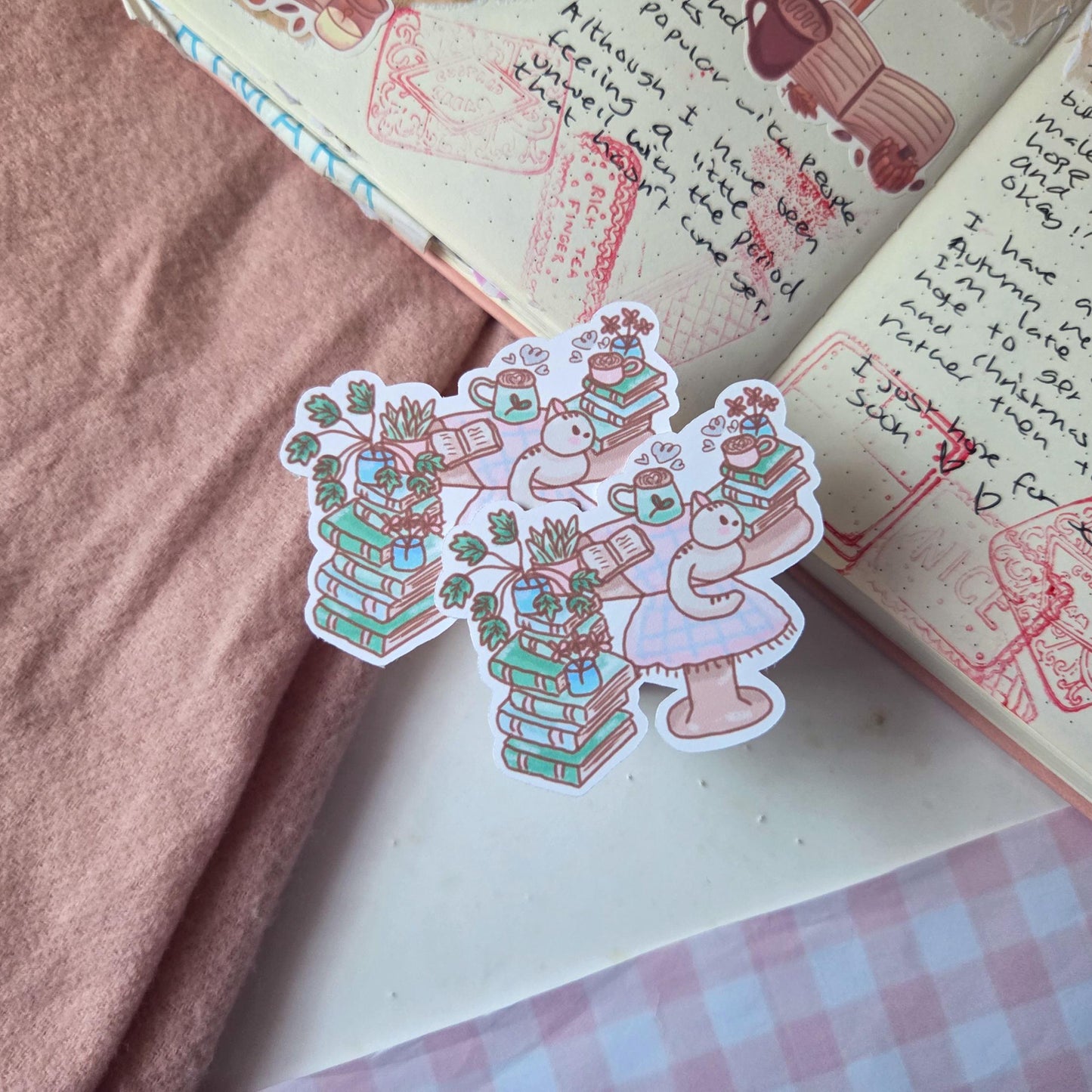 Kitty Cat Café sticker