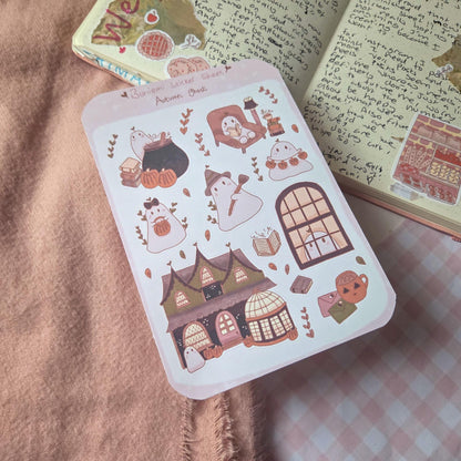 Halloween Ghost sticker sheet