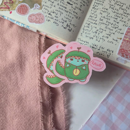 Dinosaur Froggie sticker