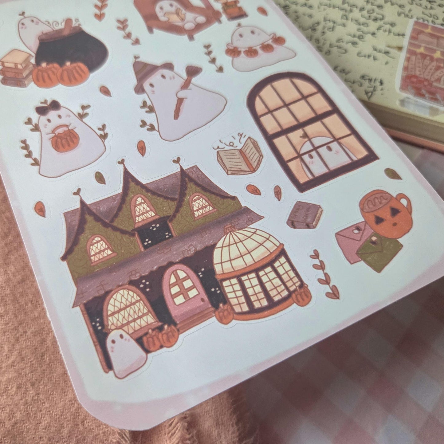 Halloween Ghost sticker sheet