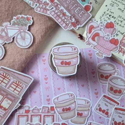 Pastry Shop Sticker Box Set, 30 repeat stickers