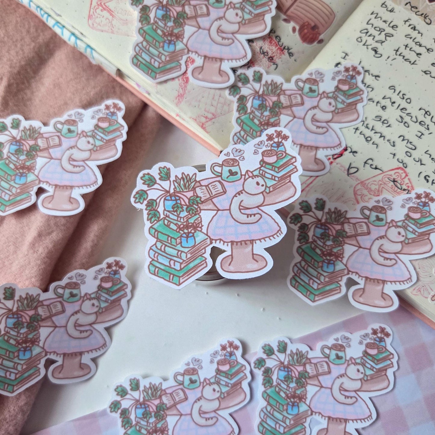 Kitty Cat Café sticker