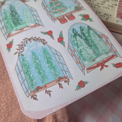 Winter Windows Sticker Sheet