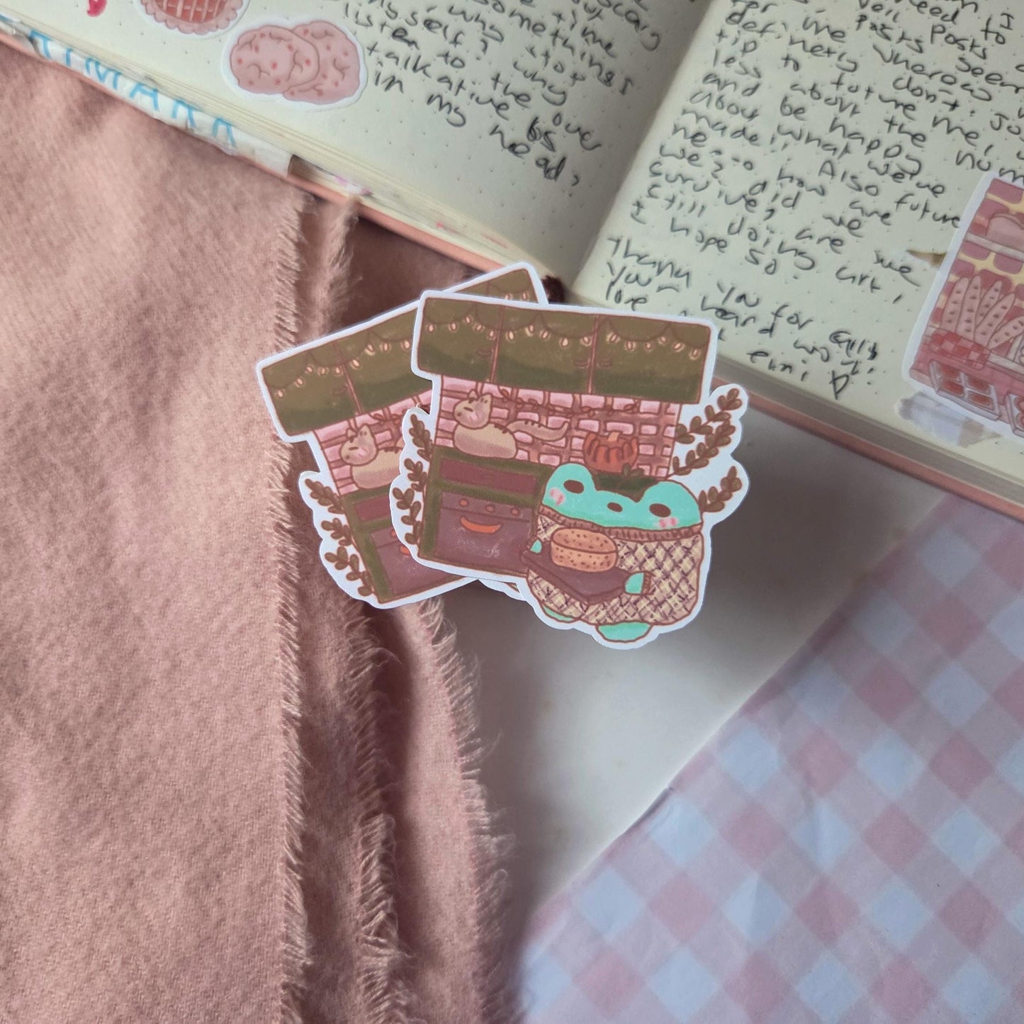 Baking Frog Sticker