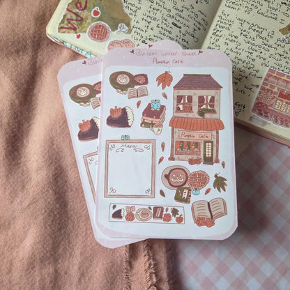 Pumpkin Café Sticker Sheet