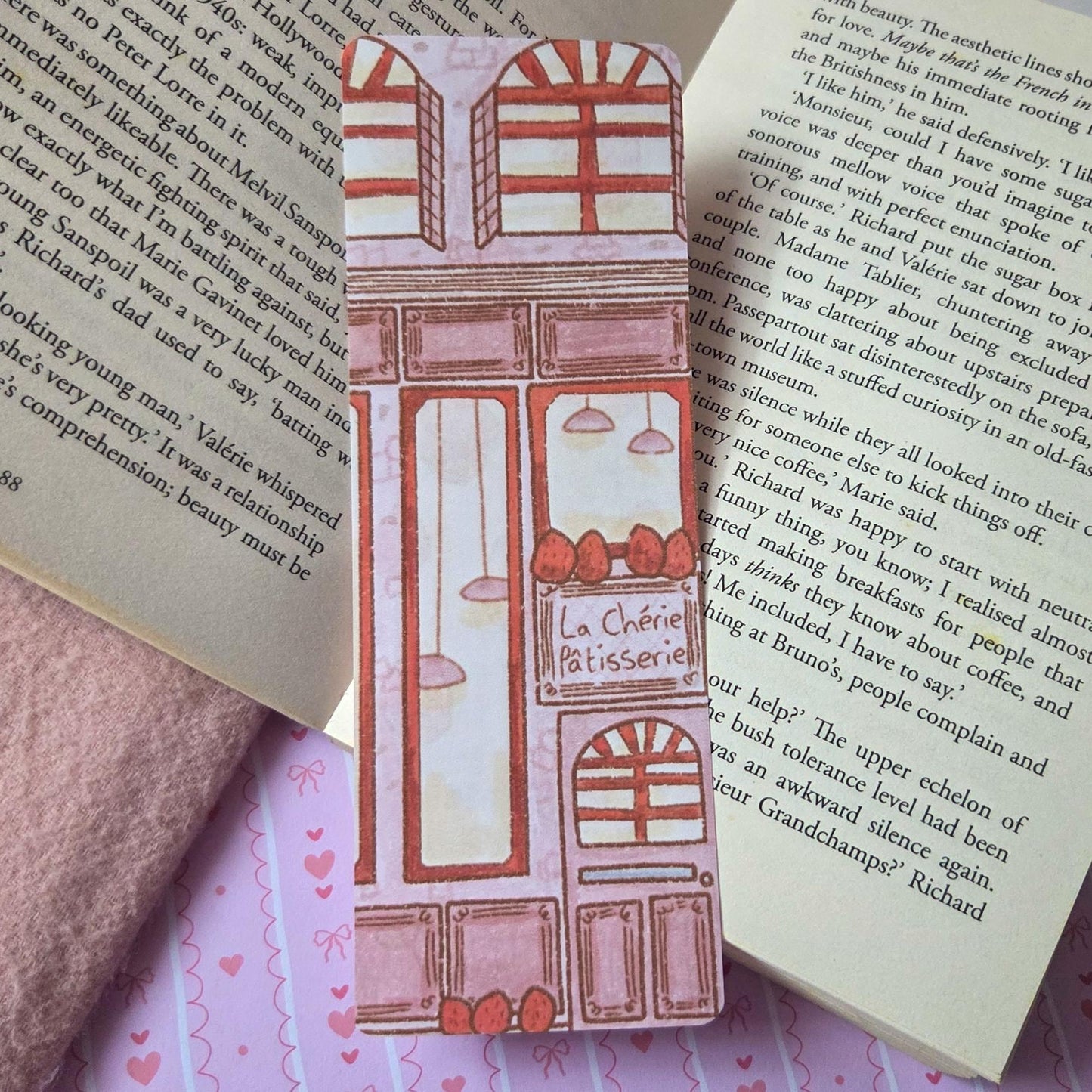 La Cherie Patisserie Double-sided Bookmark