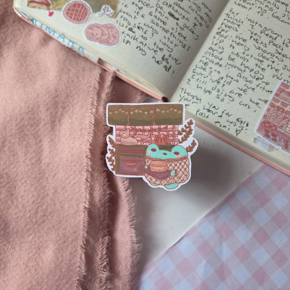 Baking Frog Sticker