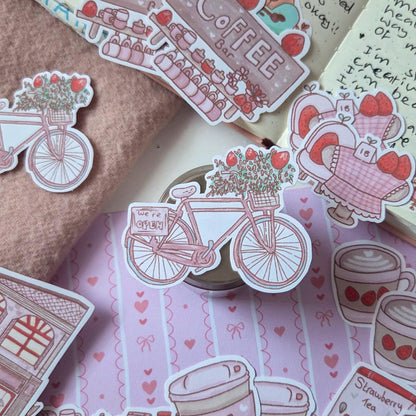 Pastry Shop Sticker Box Set, 30 repeat stickers