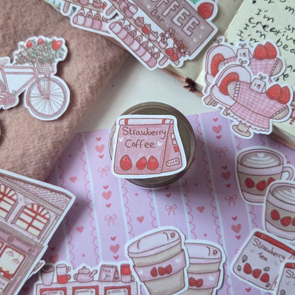 Pastry Shop Sticker Box Set, 30 repeat stickers