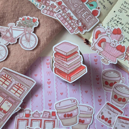 Pastry Shop Sticker Box Set, 30 repeat stickers