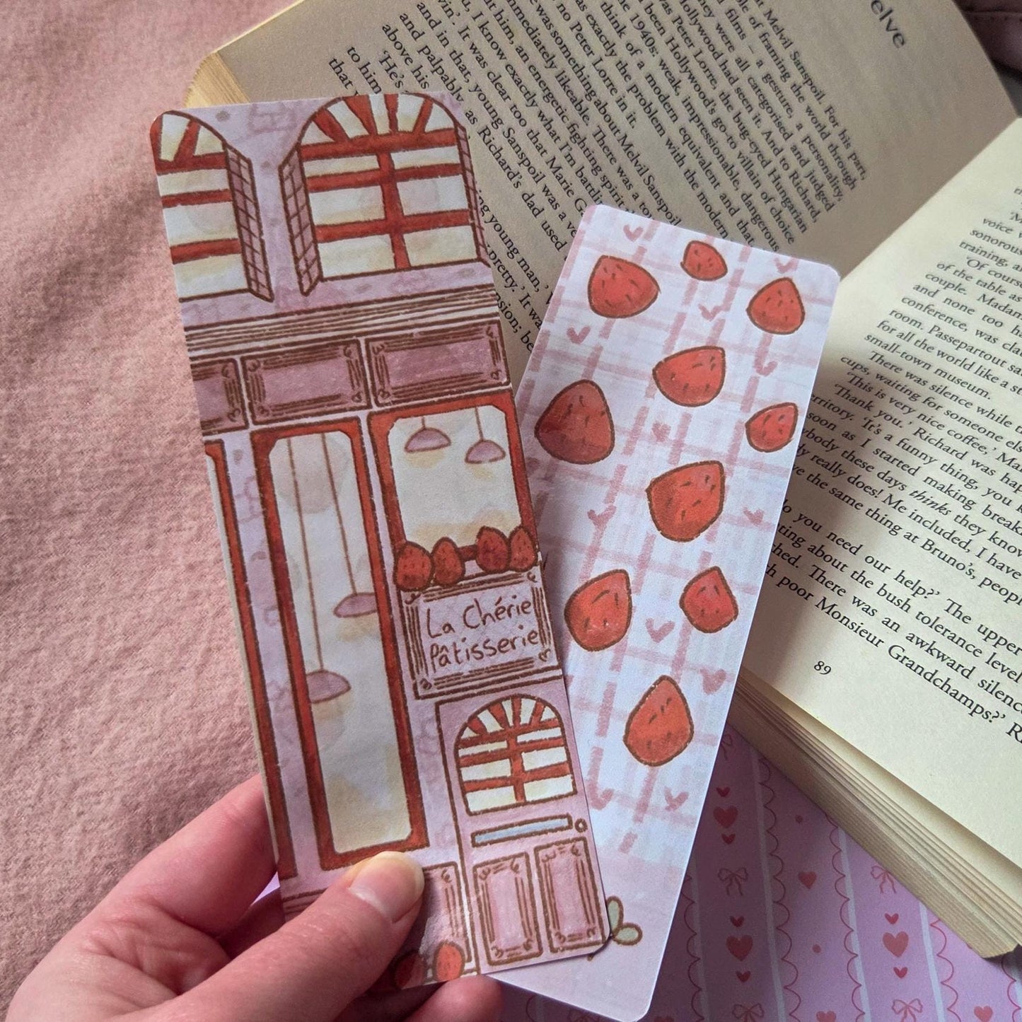 La Cherie Patisserie Double-sided Bookmark