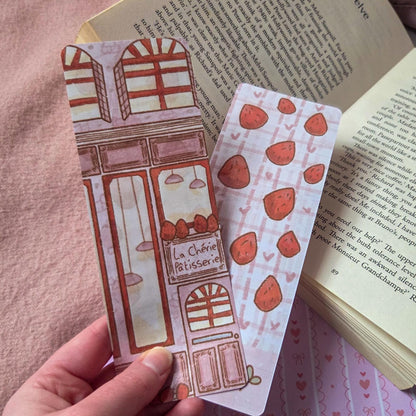 La Cherie Patisserie Double-sided Bookmark