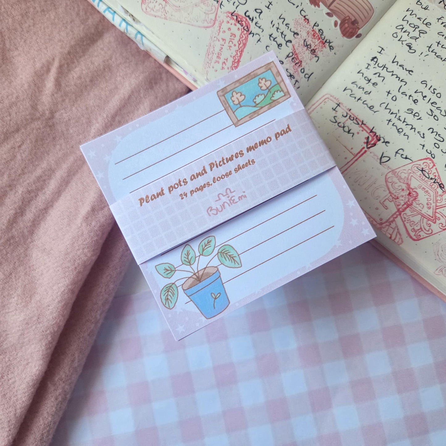 Plant Pots Photo Frame - Loose memo sheets