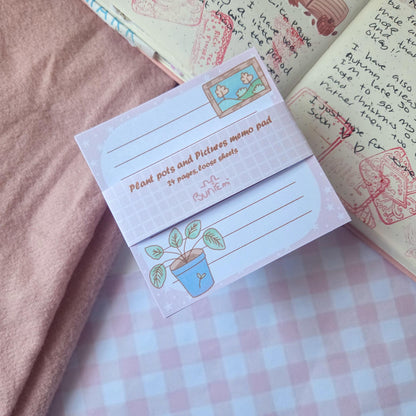 Plant Pots Photo Frame - Loose memo sheets