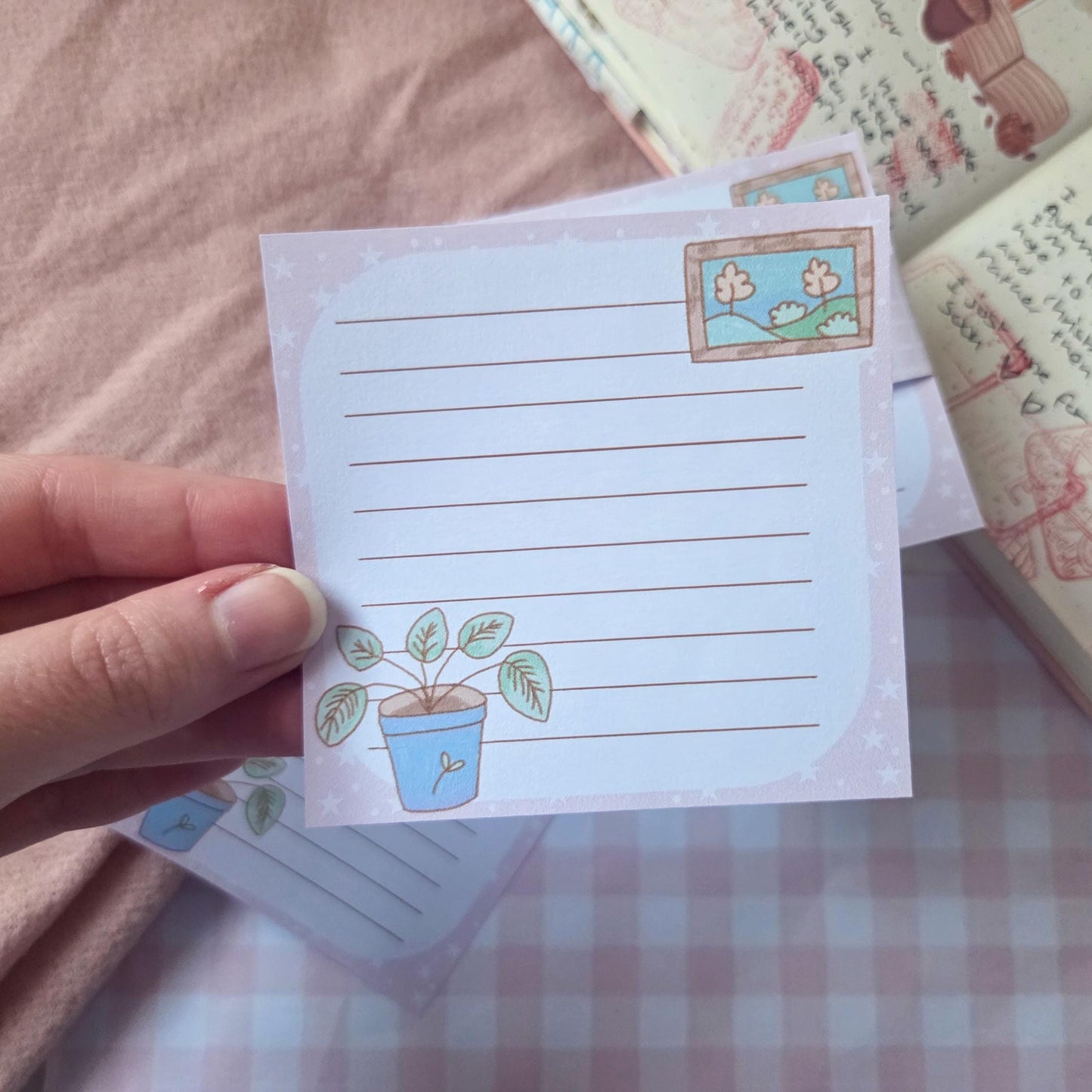 Plant Pots Photo Frame - Loose memo sheets