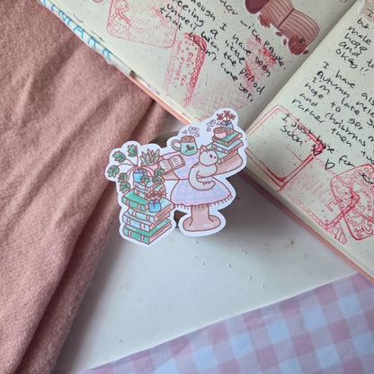 Kitty Cat Café sticker