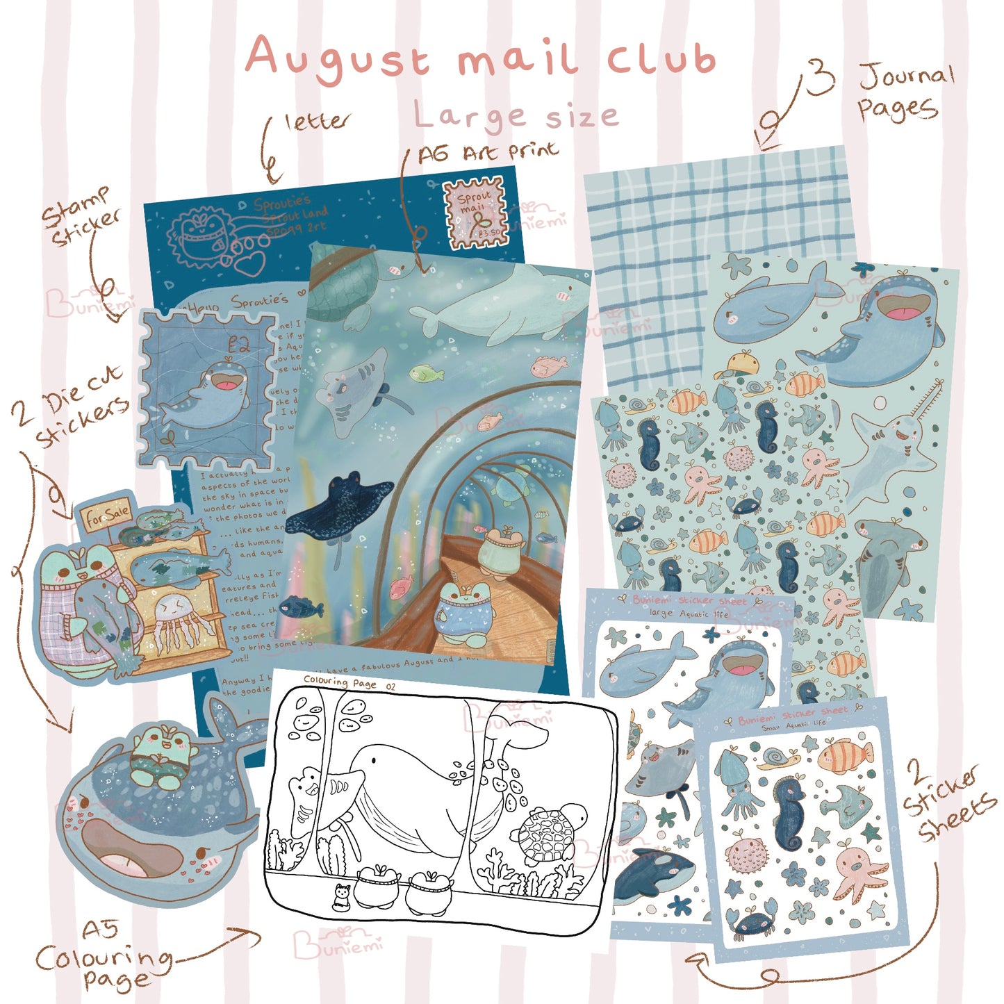 August Mail Club - Large Size