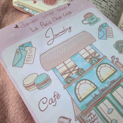 La Petit Chou Café sticker sheet