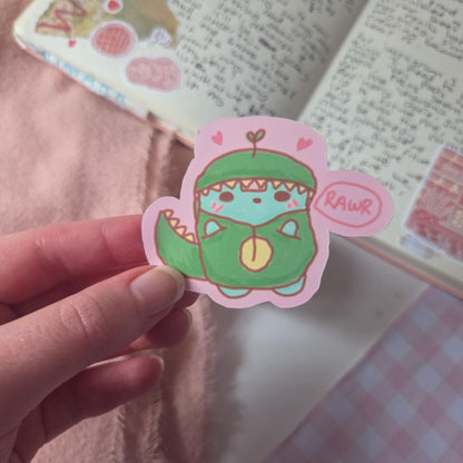 Dinosaur Froggie sticker