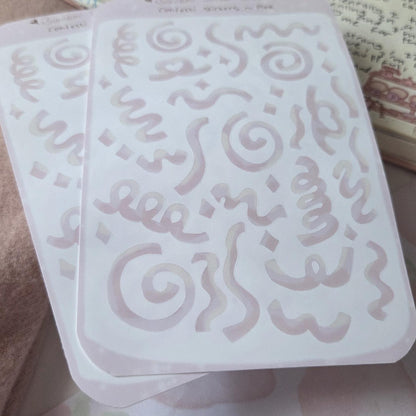 Pink Confetti Deco Stickers