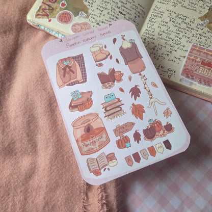 Pumpkin Explorer Sprout sticker sheet