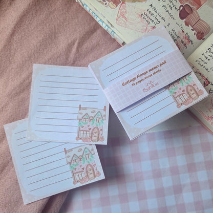 Cottage House - Loose memo sheets