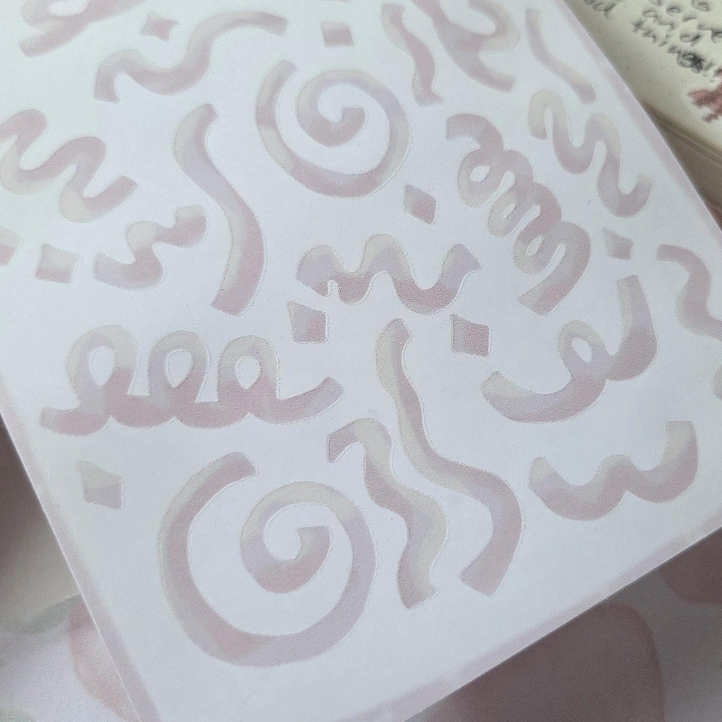 Pink Confetti Deco Stickers