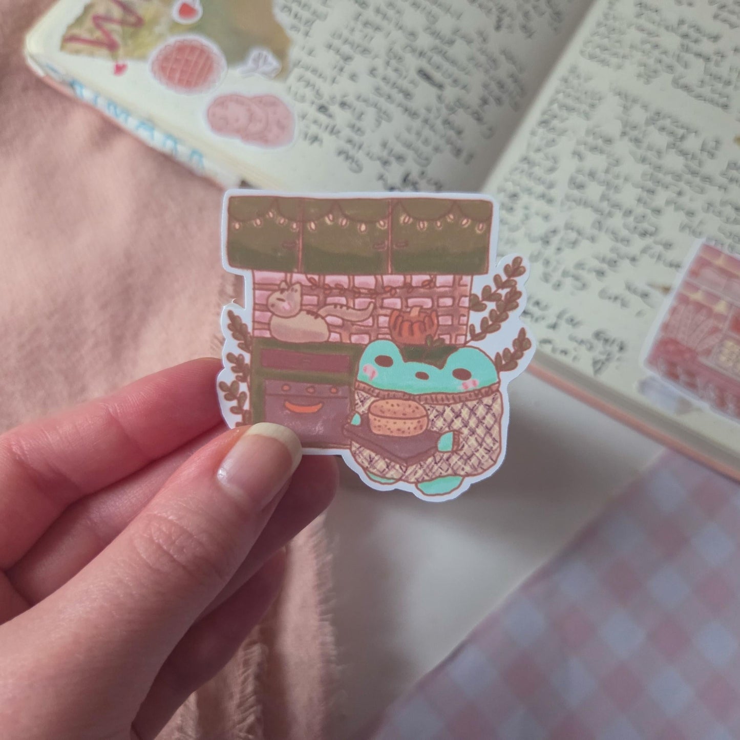 Baking Frog Sticker