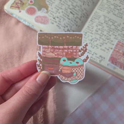Baking Frog Sticker