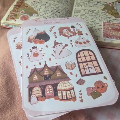 Halloween Ghost sticker sheet