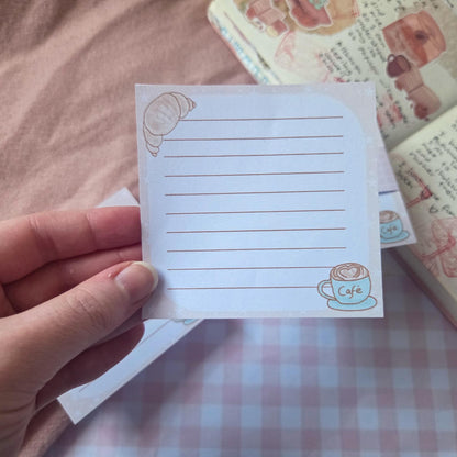 Croissants and Tea - Loose memo sheets