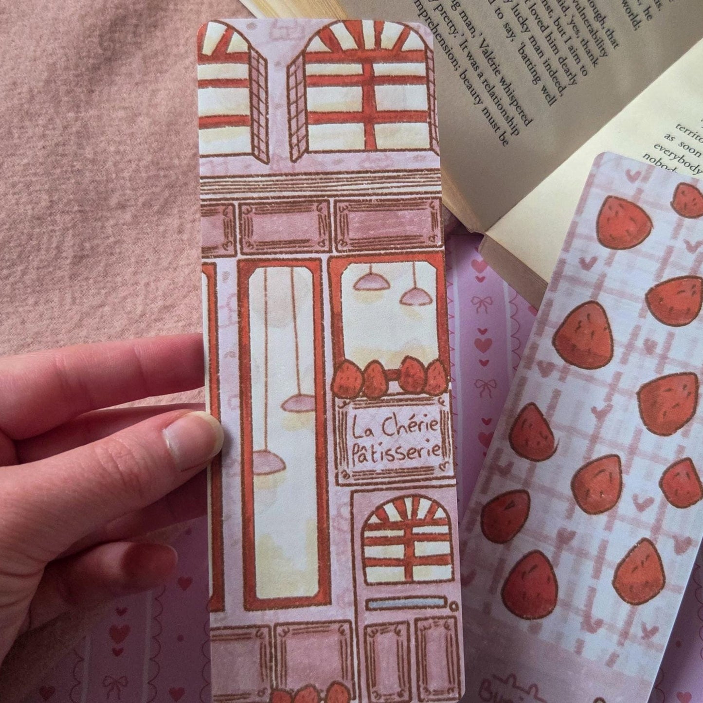 La Cherie Patisserie Double-sided Bookmark