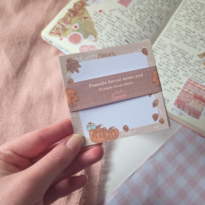 Pumpkin Sprout - Loose memo sheets
