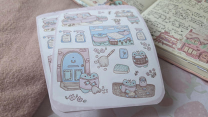 Spring Cleaning sticker sheet