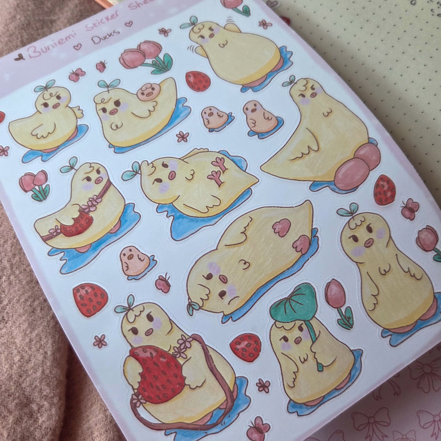 Duckie's Sticker Sheet