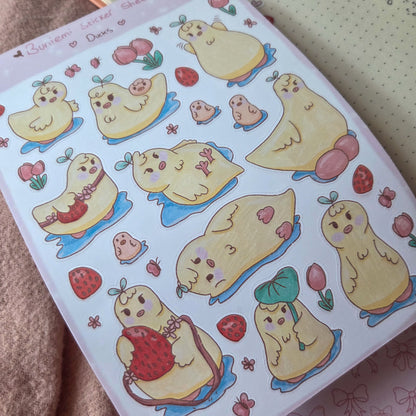 Duckie's Sticker Sheet