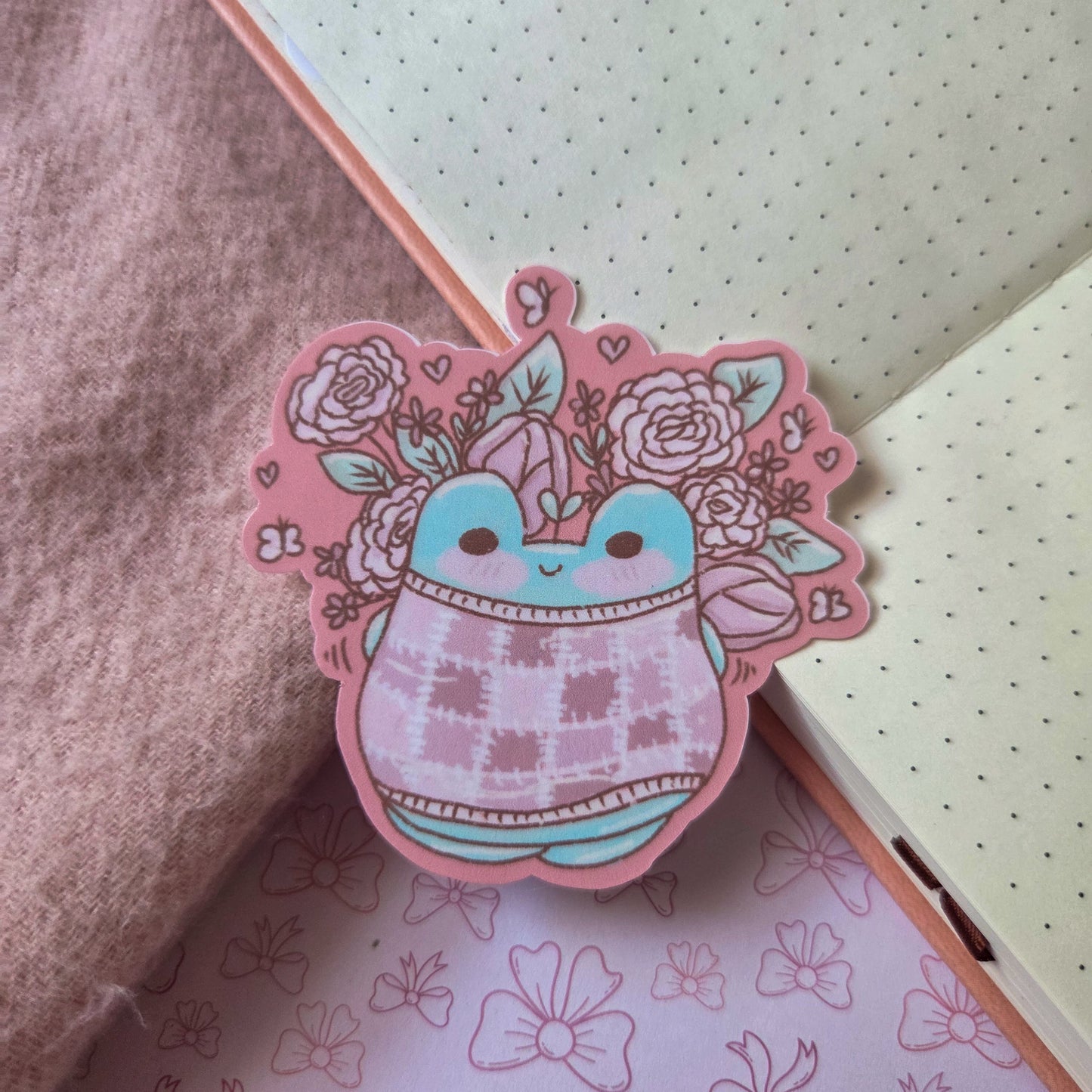 Rose hidden (ssh) frog sticker