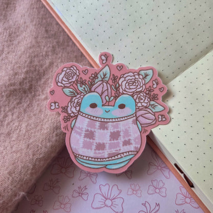 Rose hidden (ssh) frog sticker