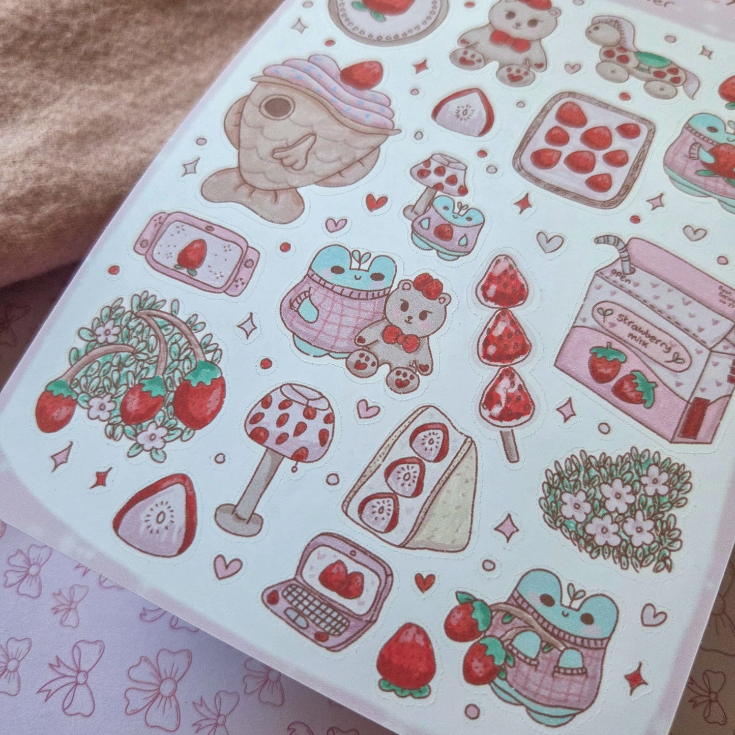 Strawberry Lover Sticker sheet