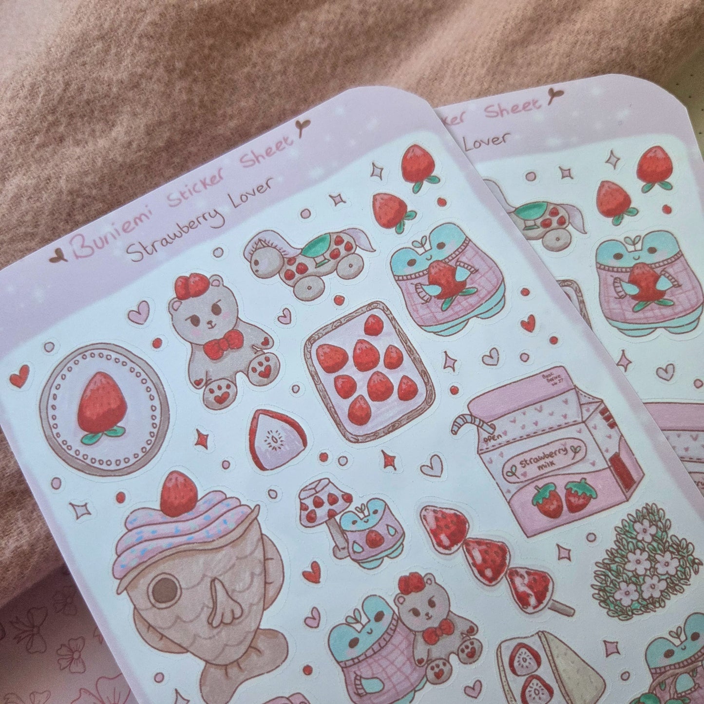 Strawberry Lover Sticker sheet
