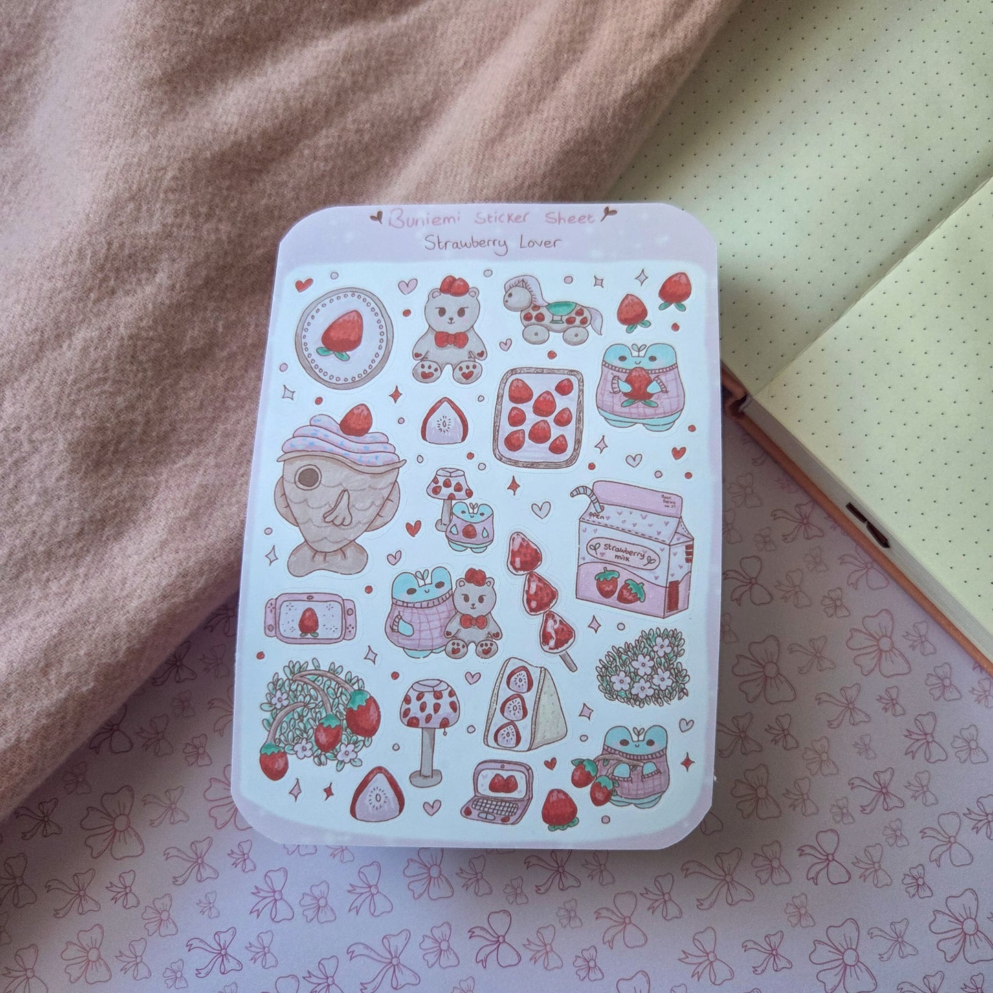 Strawberry Lover Sticker sheet