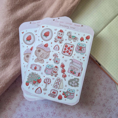 Strawberry Lover Sticker sheet