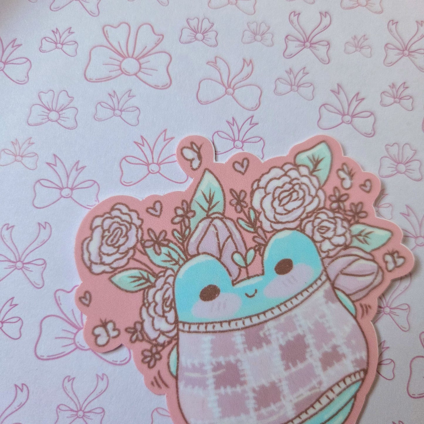 Rose hidden (ssh) frog sticker