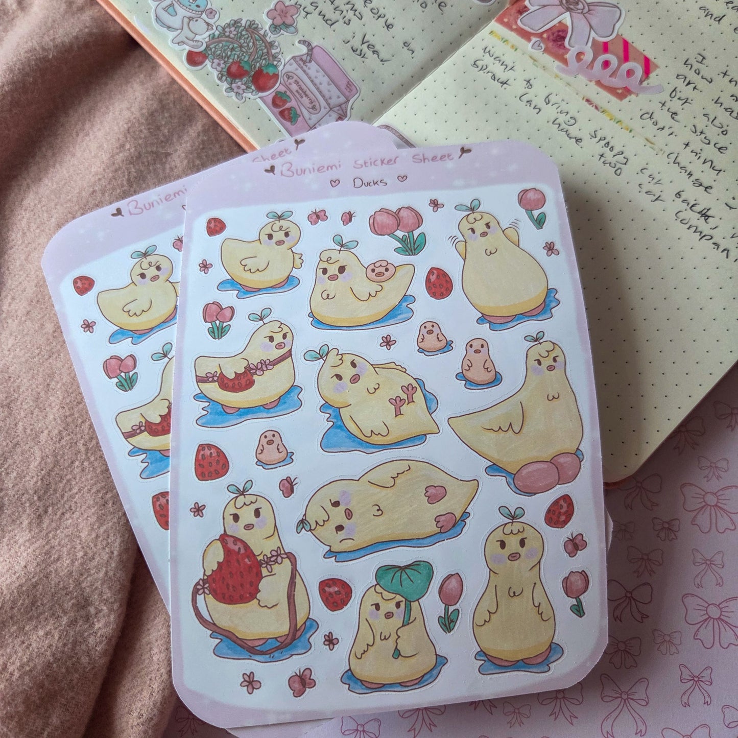 Duckie's Sticker Sheet