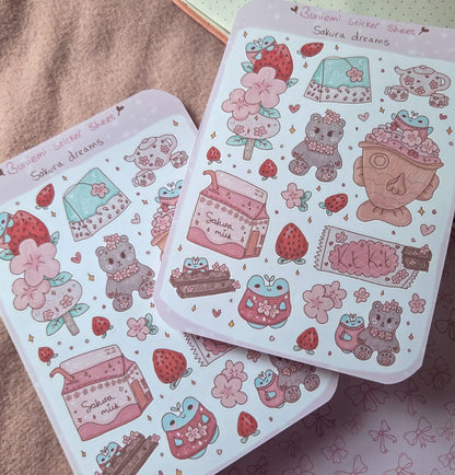 Sakura Dreams Sticker Sheet
