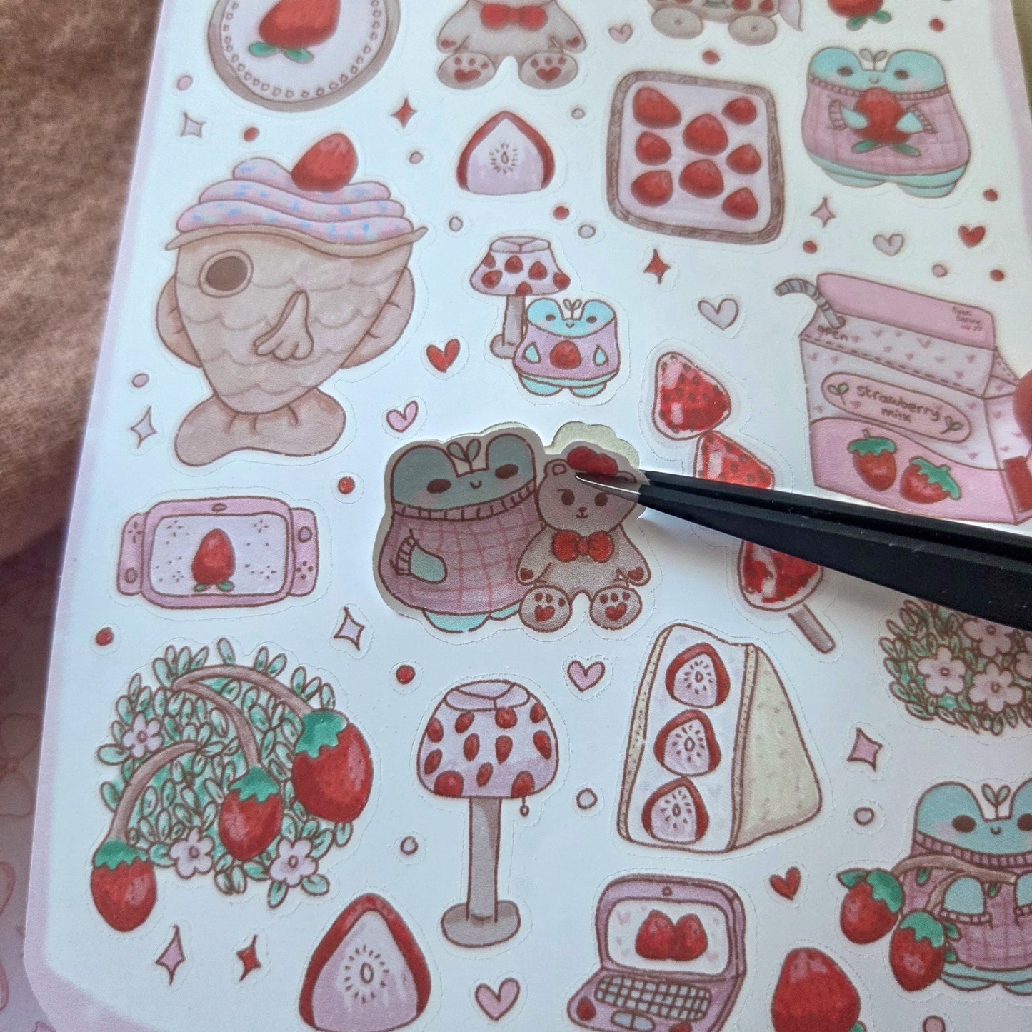 Strawberry Lover Sticker sheet